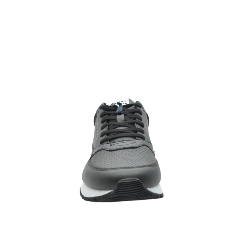 Load image into Gallery viewer, black mens fashion trainers