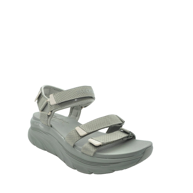 Load image into Gallery viewer, olive skechers sandals