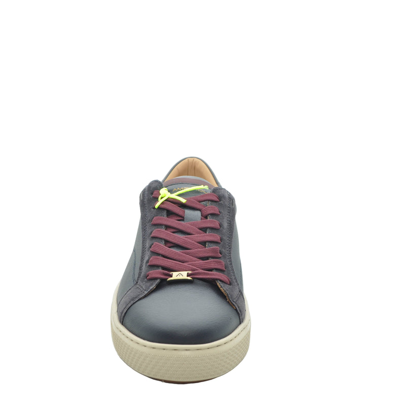 Load image into Gallery viewer, navy smart casual trainers
