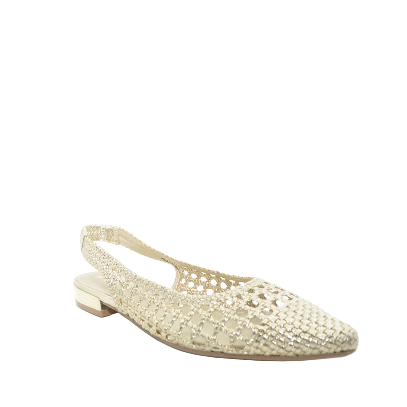 Load image into Gallery viewer, xti gold flat sandals