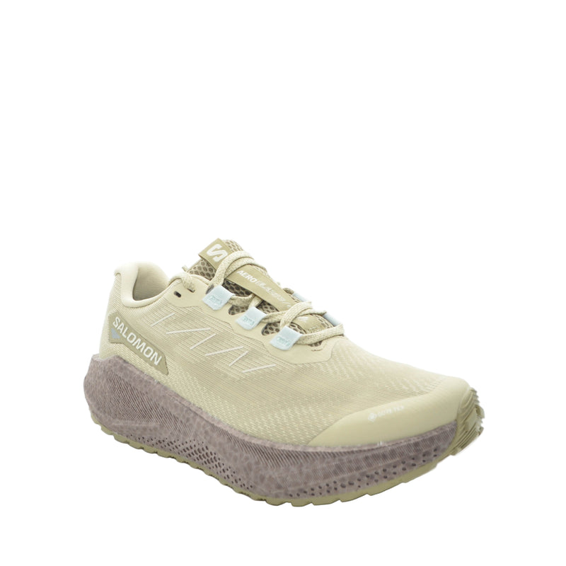 Load image into Gallery viewer, beige salomon walking shoes