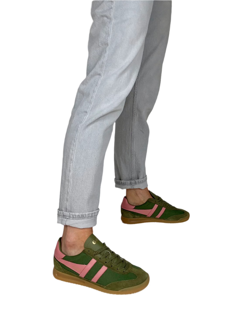 Load image into Gallery viewer, green gola trainers
