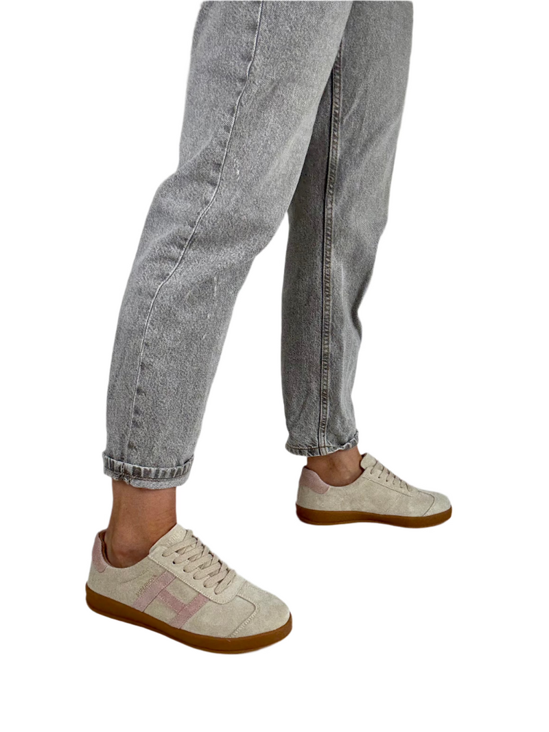 Load image into Gallery viewer, beige casual trainers