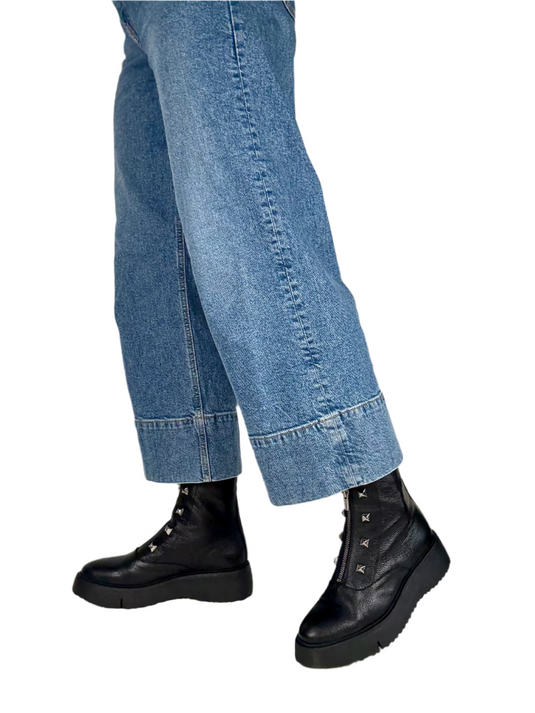 black wedge wonders boots