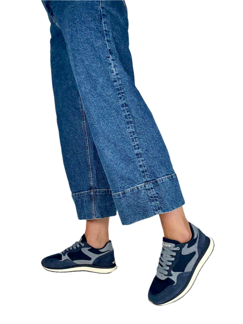 Load image into Gallery viewer, navy hoff trainers
