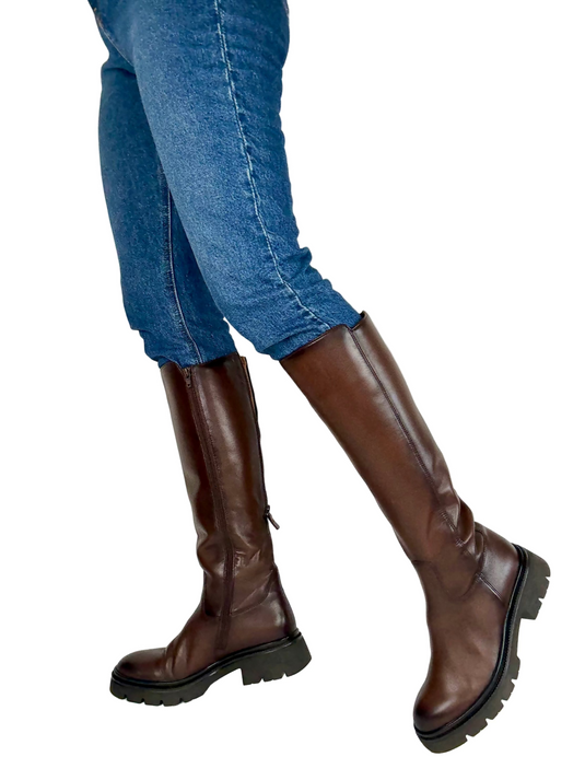 long brown boots gabor