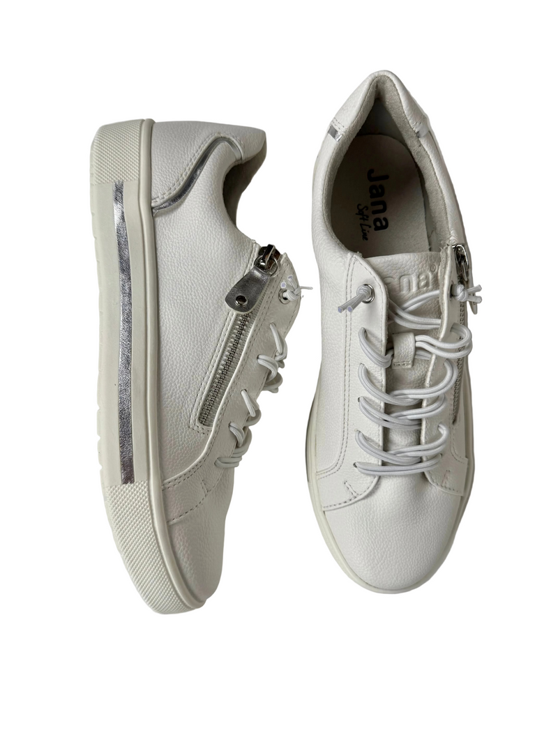 Load image into Gallery viewer, white jana shoes for women