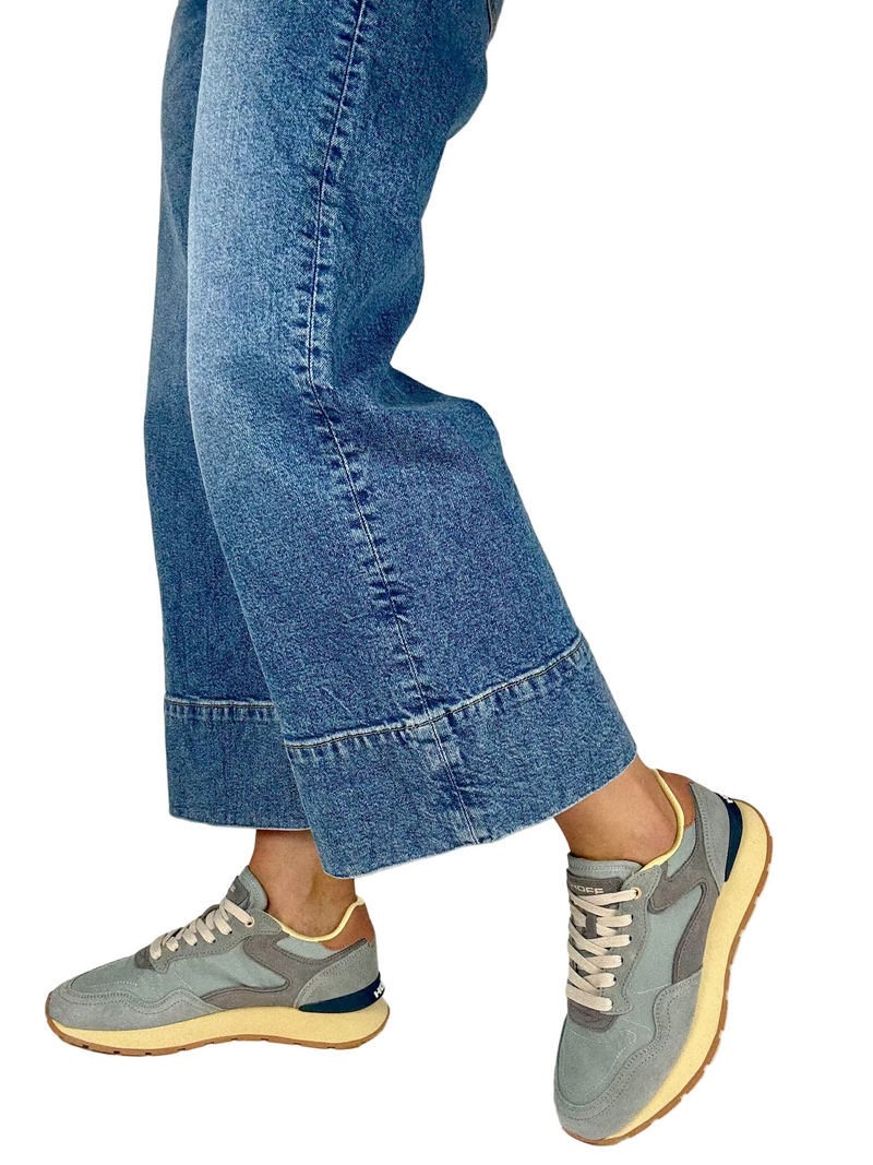 Load image into Gallery viewer, blue womens sneakers