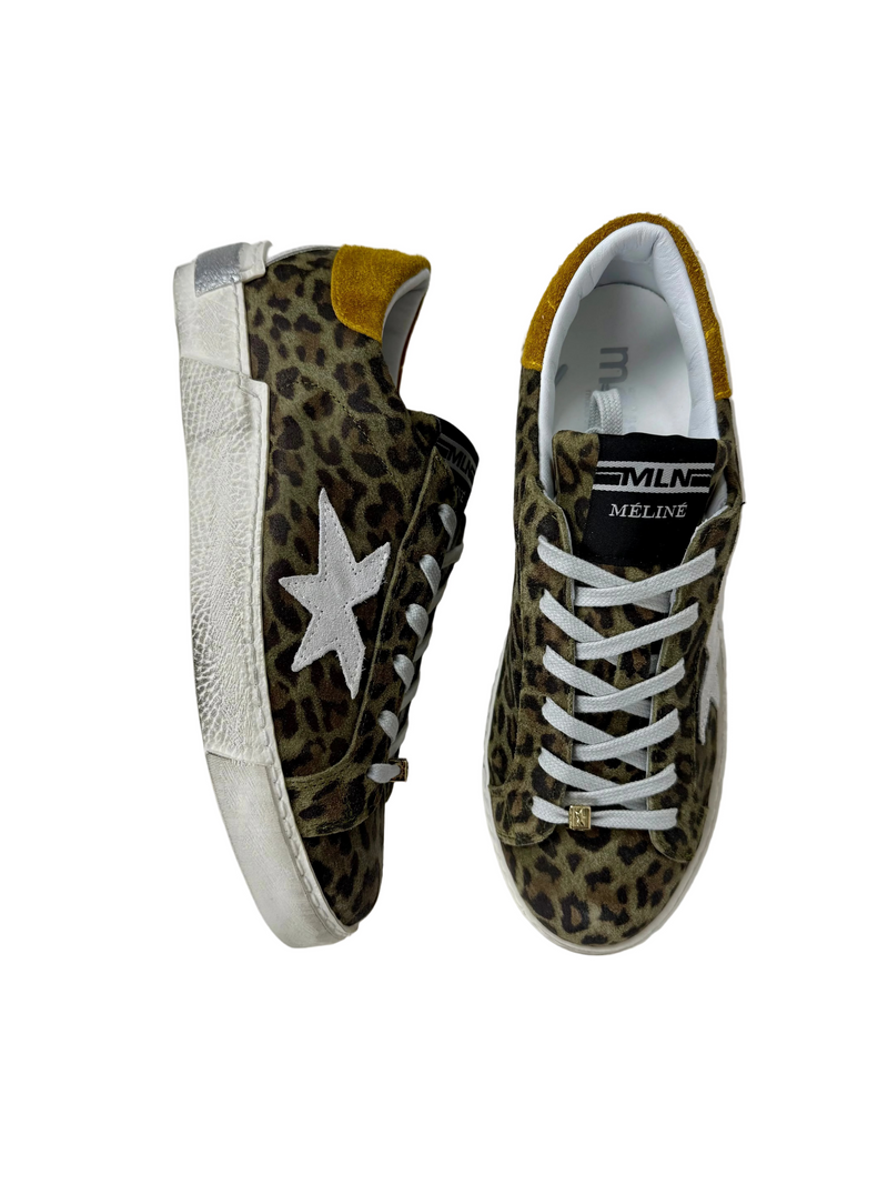 Load image into Gallery viewer, leopard print fashion trainers