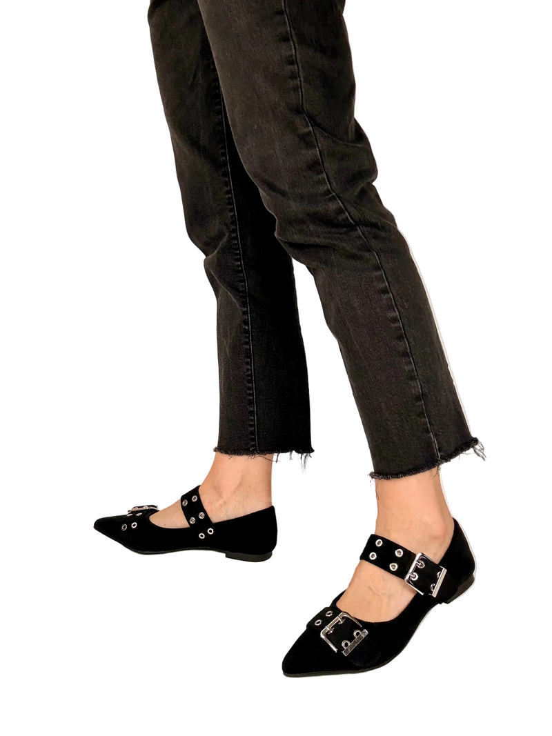 Load image into Gallery viewer, black suede pumps
