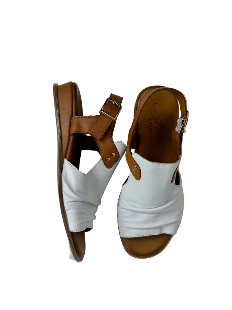 Load image into Gallery viewer, white sandals for women