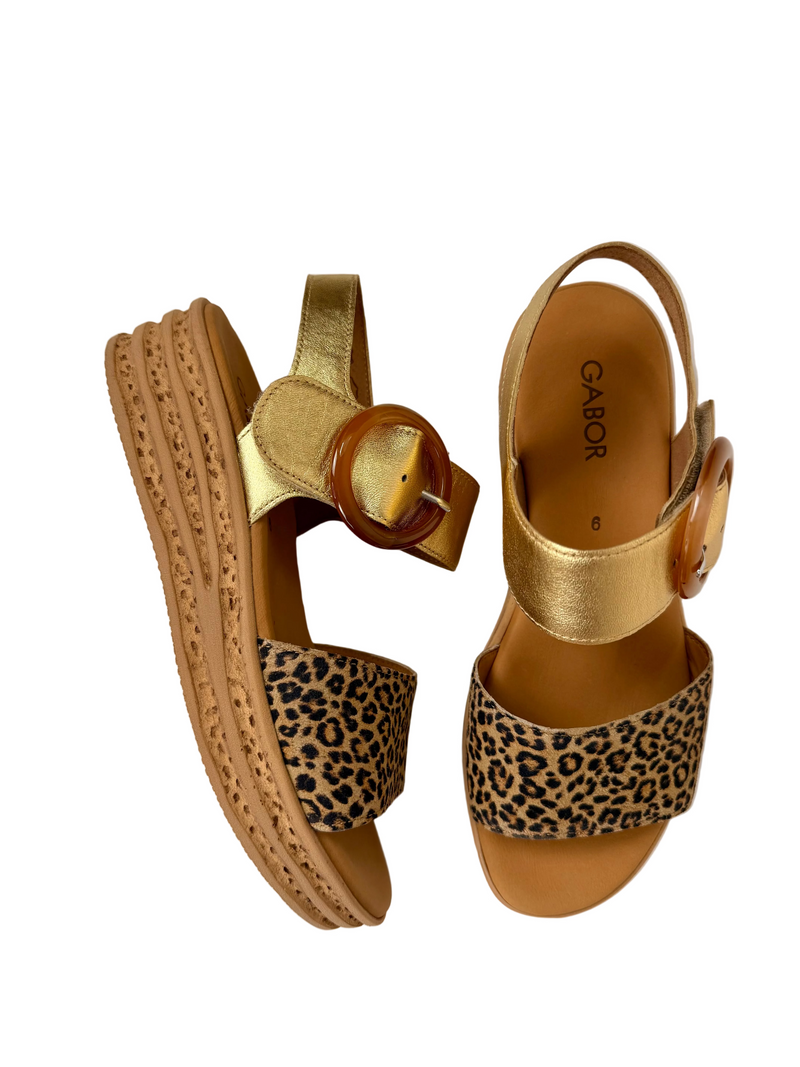 Load image into Gallery viewer, gabor ladies wedge sandals