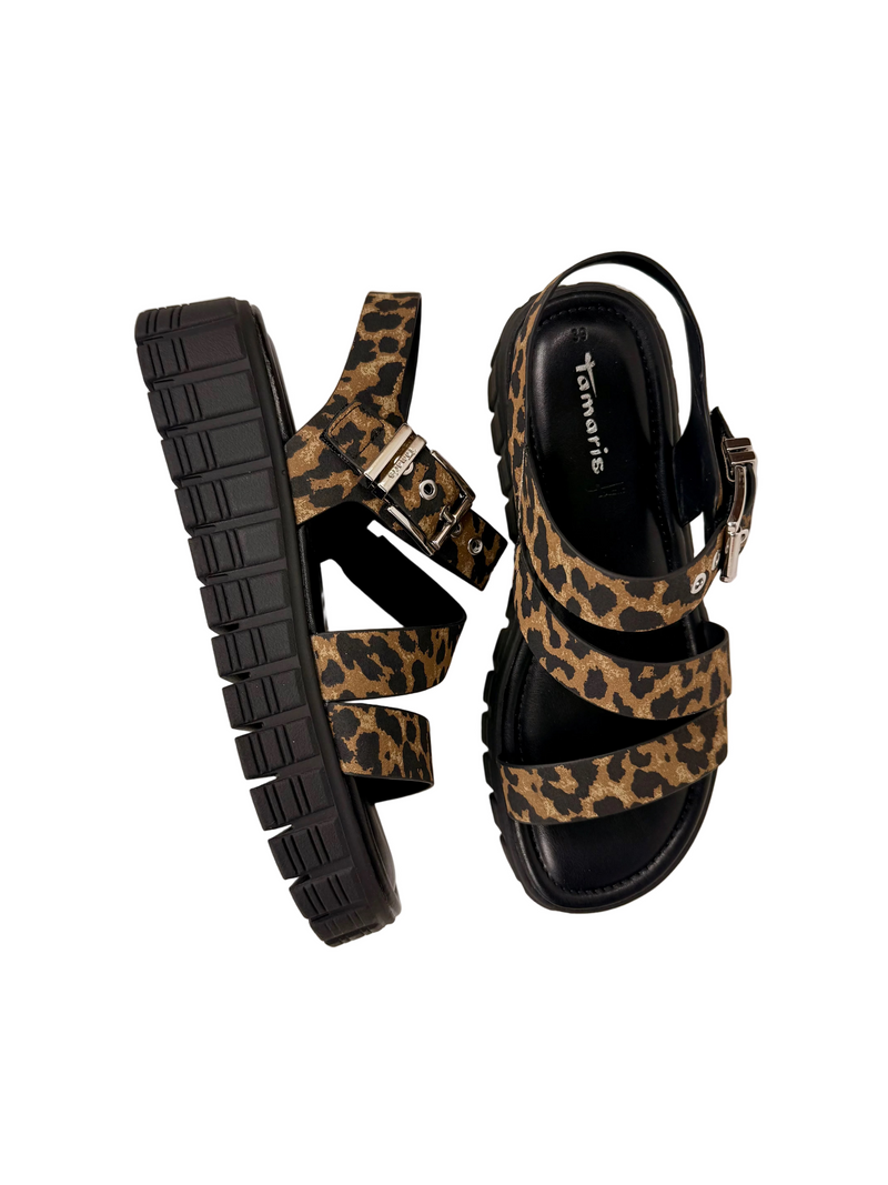 Load image into Gallery viewer, leopard print sandals