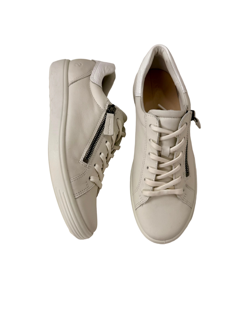 Load image into Gallery viewer, ecco white leather shoes