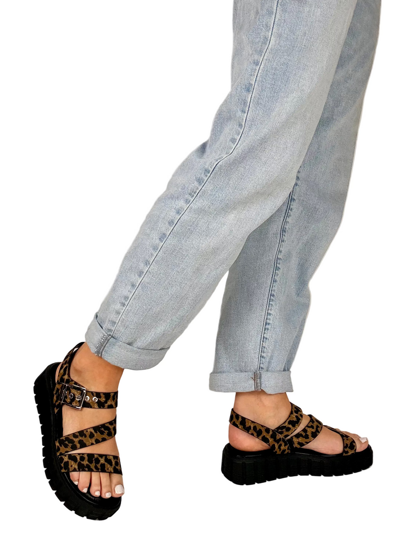 Load image into Gallery viewer, leopard print casual sandals