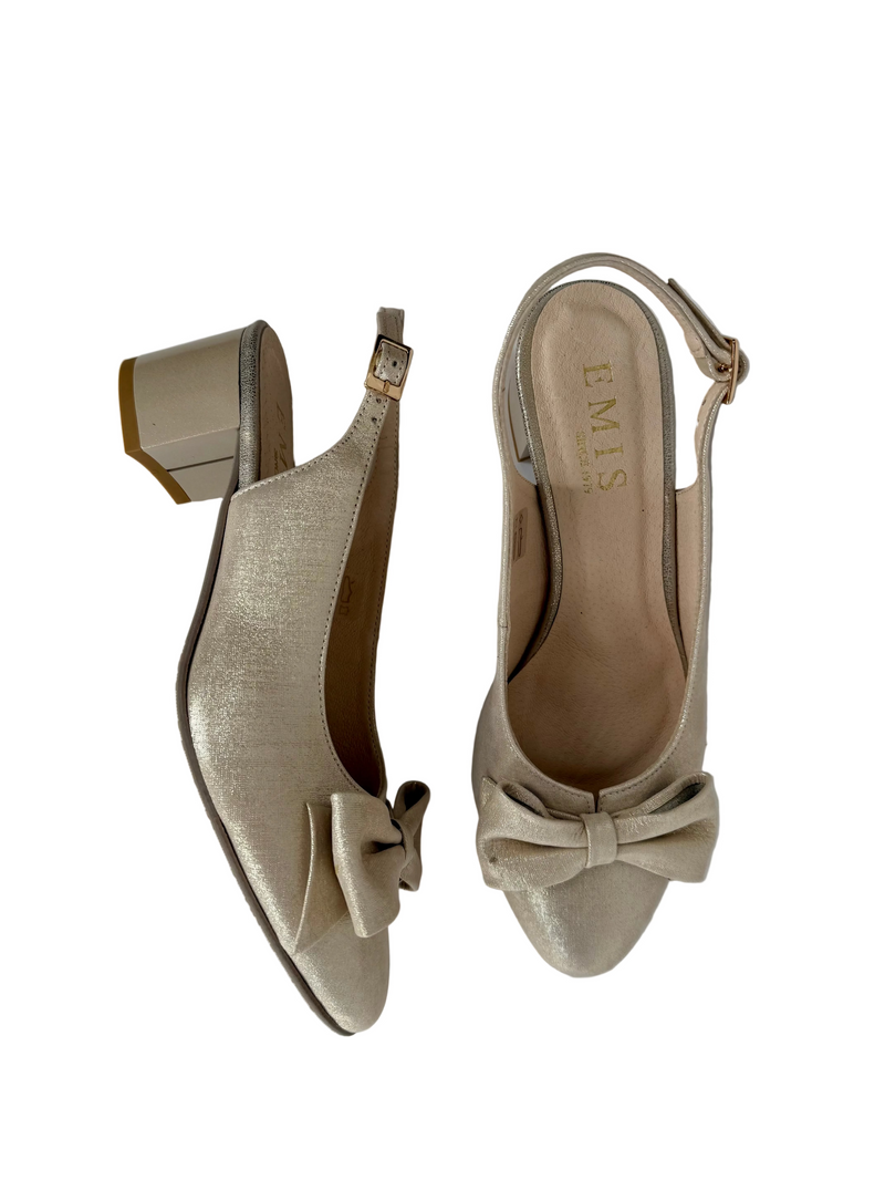 Load image into Gallery viewer, gold block heels