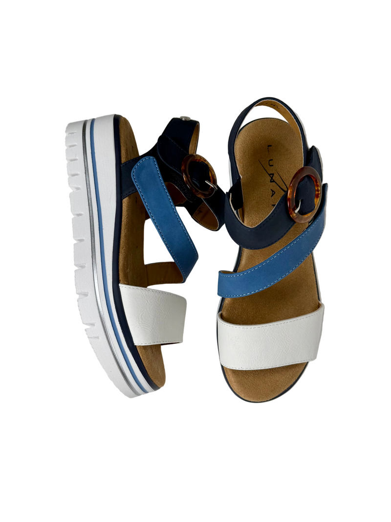 Load image into Gallery viewer, low wedge sandals