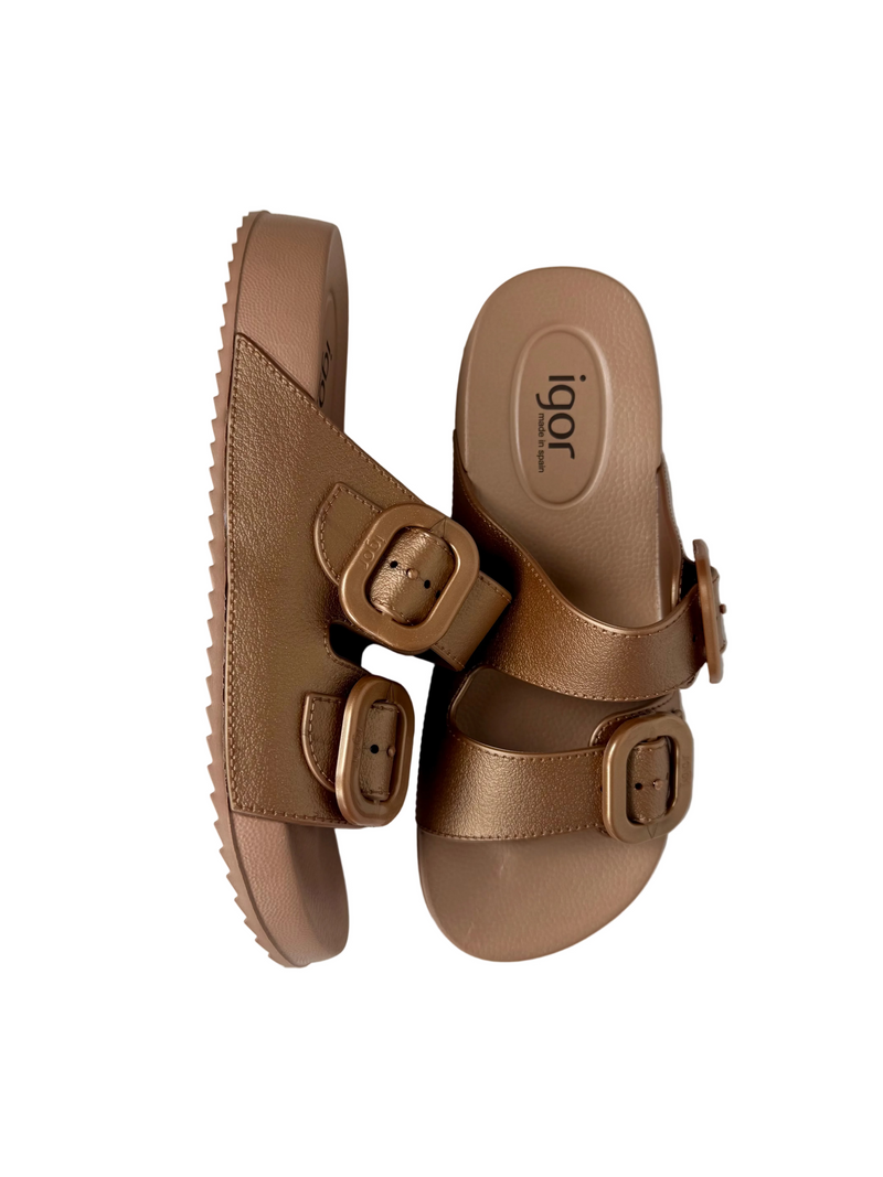 Load image into Gallery viewer, bronze sandals