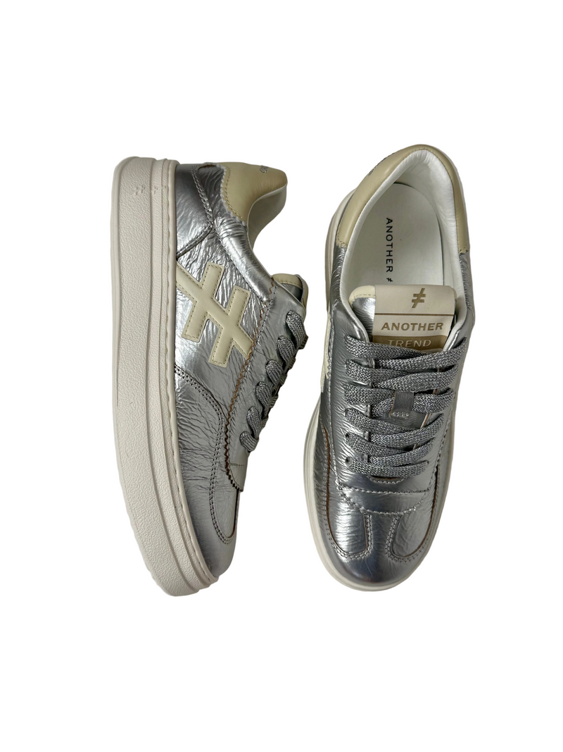Load image into Gallery viewer, silver platform shoes