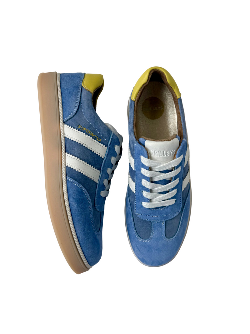 Load image into Gallery viewer, blue drilleys shoes
