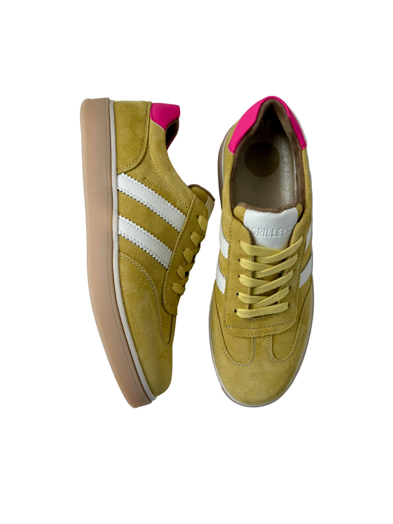Load image into Gallery viewer, yellow casual trainers for women