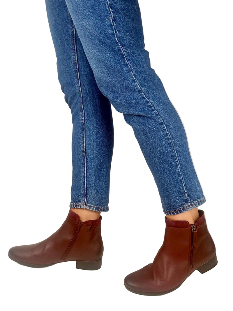 Load image into Gallery viewer, red wide fitting boots for women