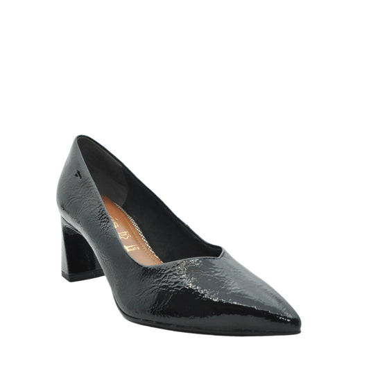 black low heel shoes