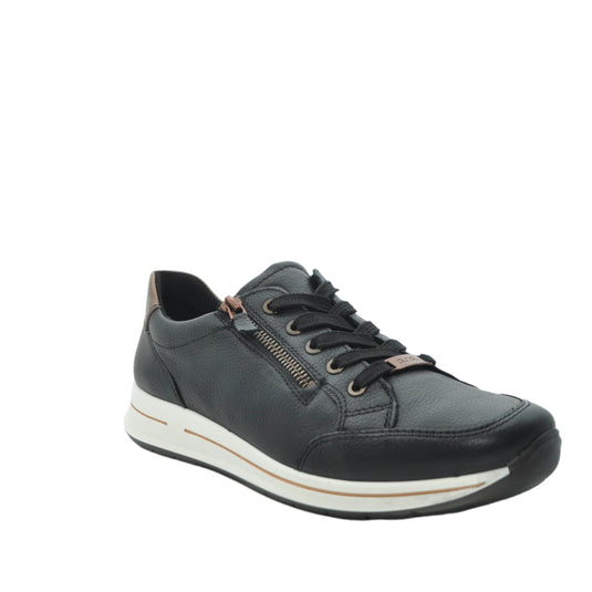 back leather casual shoes