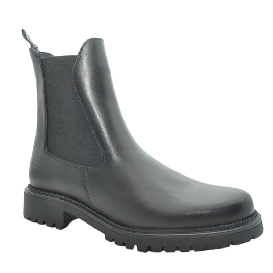 black chelsea boots