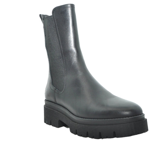black ladies chelsea boots