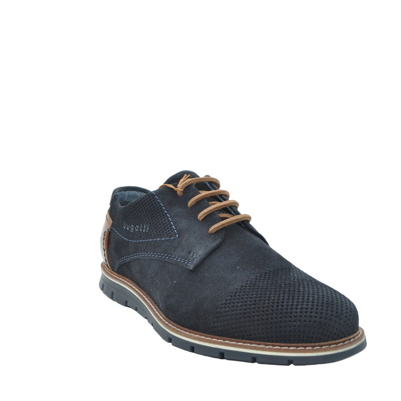 Load image into Gallery viewer, navy suede shoes for men