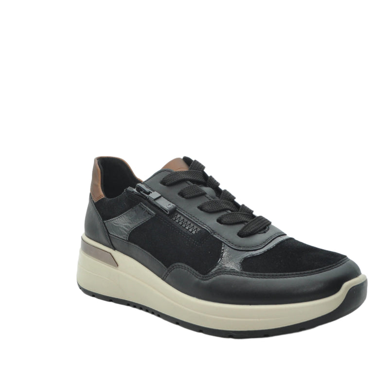 Load image into Gallery viewer, black trainers ara