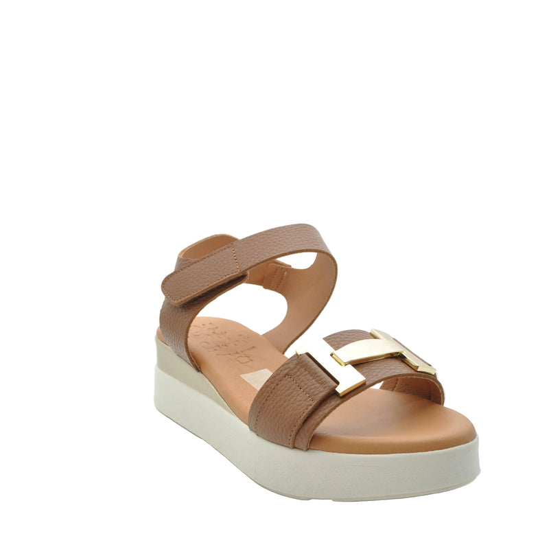 Load image into Gallery viewer, brown wedge sandals