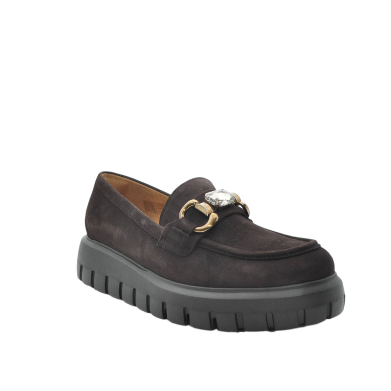 Load image into Gallery viewer, brown suede loafers