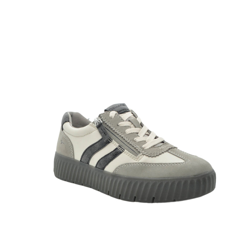 Load image into Gallery viewer, ladies white chunky sneakers