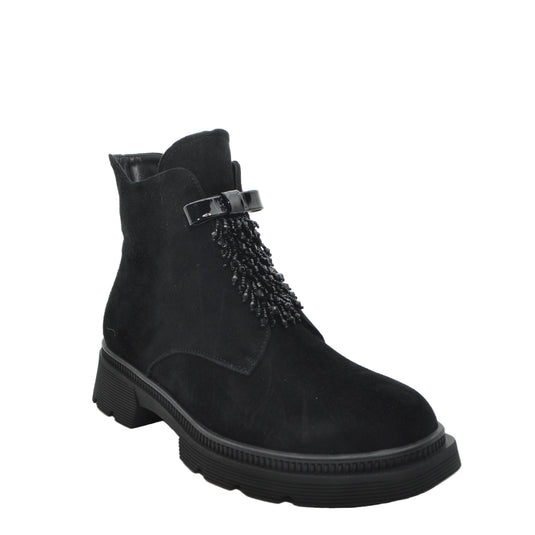 black suede boots