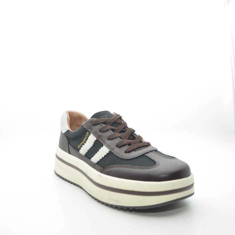 Load image into Gallery viewer, brown platform trainers