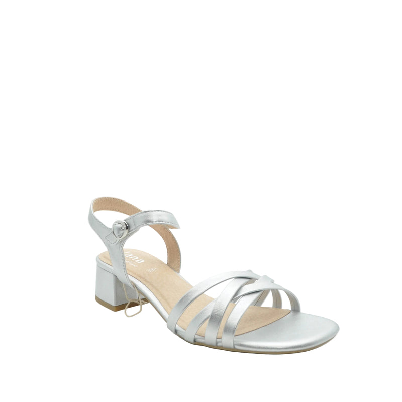 Load image into Gallery viewer, wide fitting silver sandals