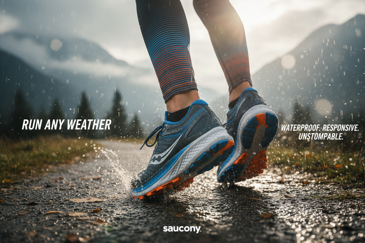 Mens Waterproof Running and Outdoor Shoes