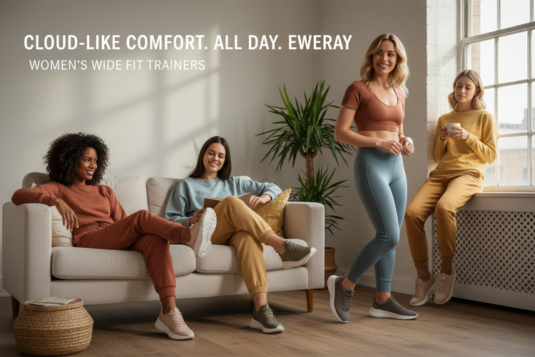 Womens Wide Fit Trainers