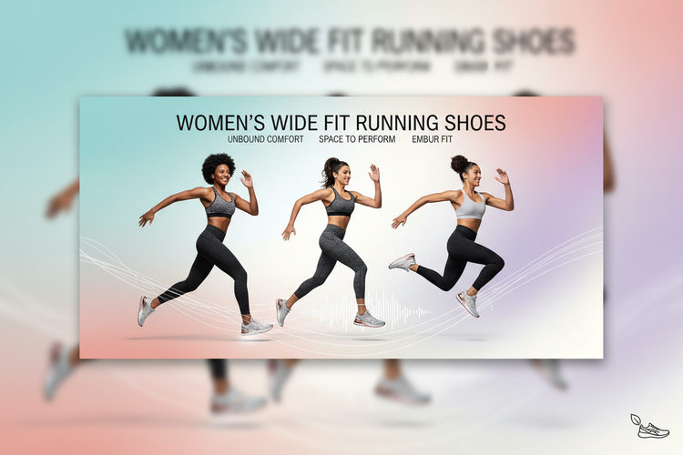 Womens Wide Fitting Running and Outdoor Shoes