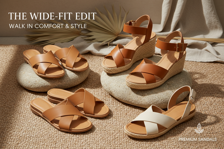 Womens Wide Fit Sandals