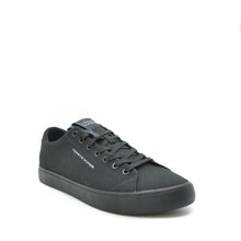 Load image into Gallery viewer, black canvas shoes for men
