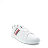 white leather trainers men