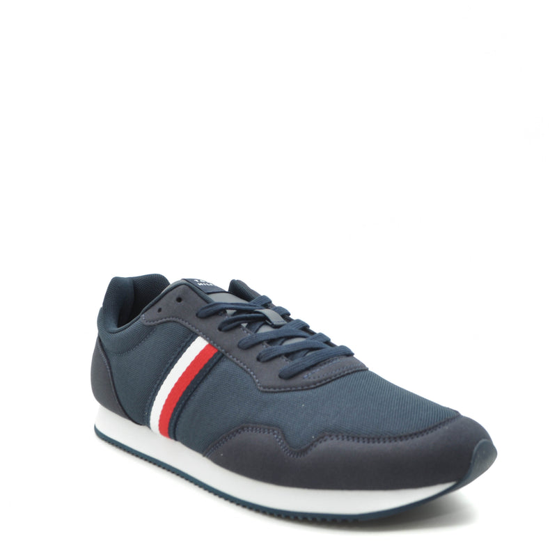 Load image into Gallery viewer, navy tommy hilfiger trainers
