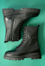 Load image into Gallery viewer, black combat boots