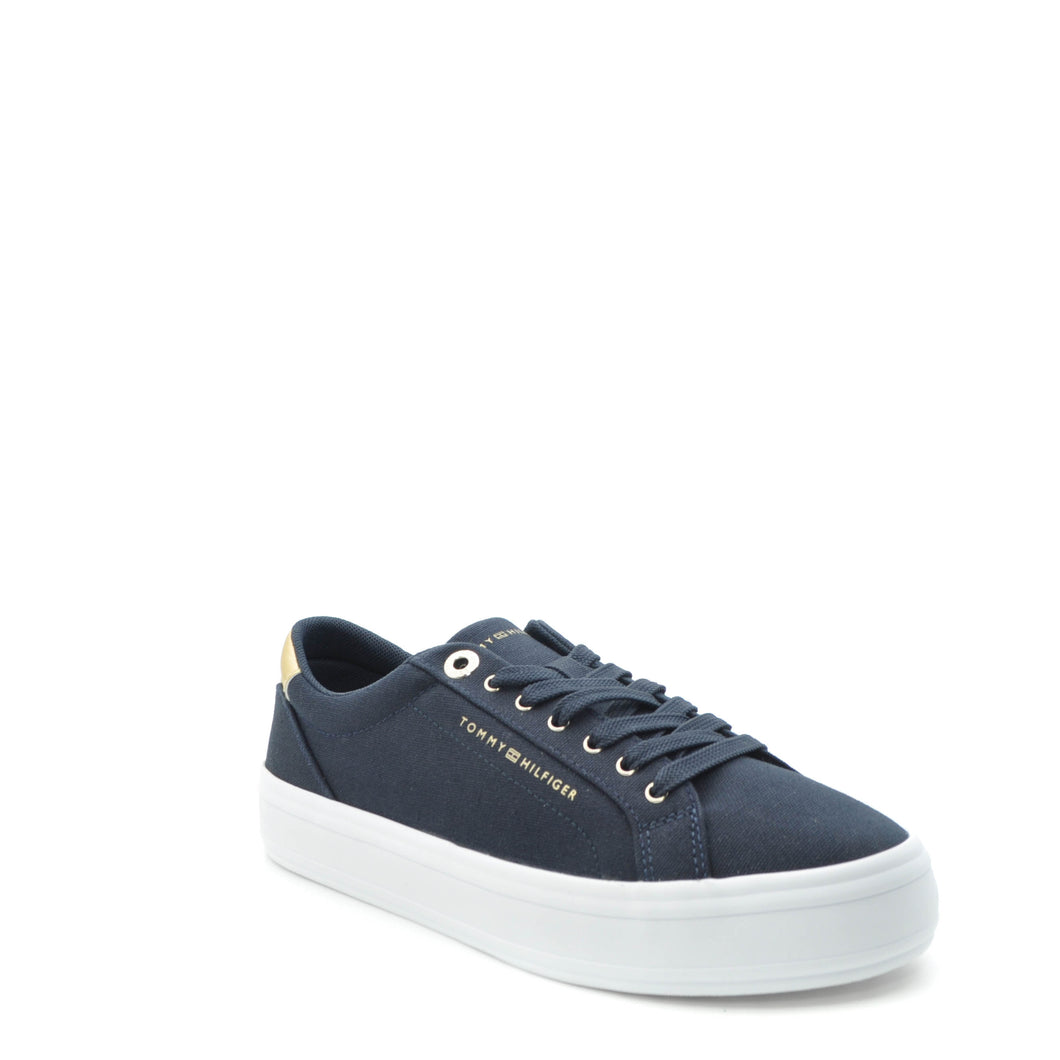 navy womens flat shoes