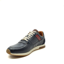 Load image into Gallery viewer, navy leather shoes for men