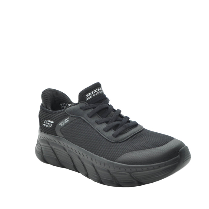black skechers slip in