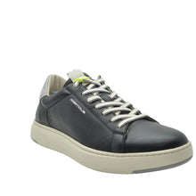 Load image into Gallery viewer, black leather trainers